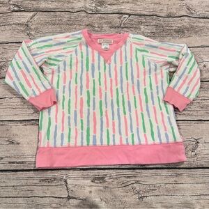 The Beaufort Bonnet Company Pastel Striped Heavyweight Long sleeved Tee Size 7